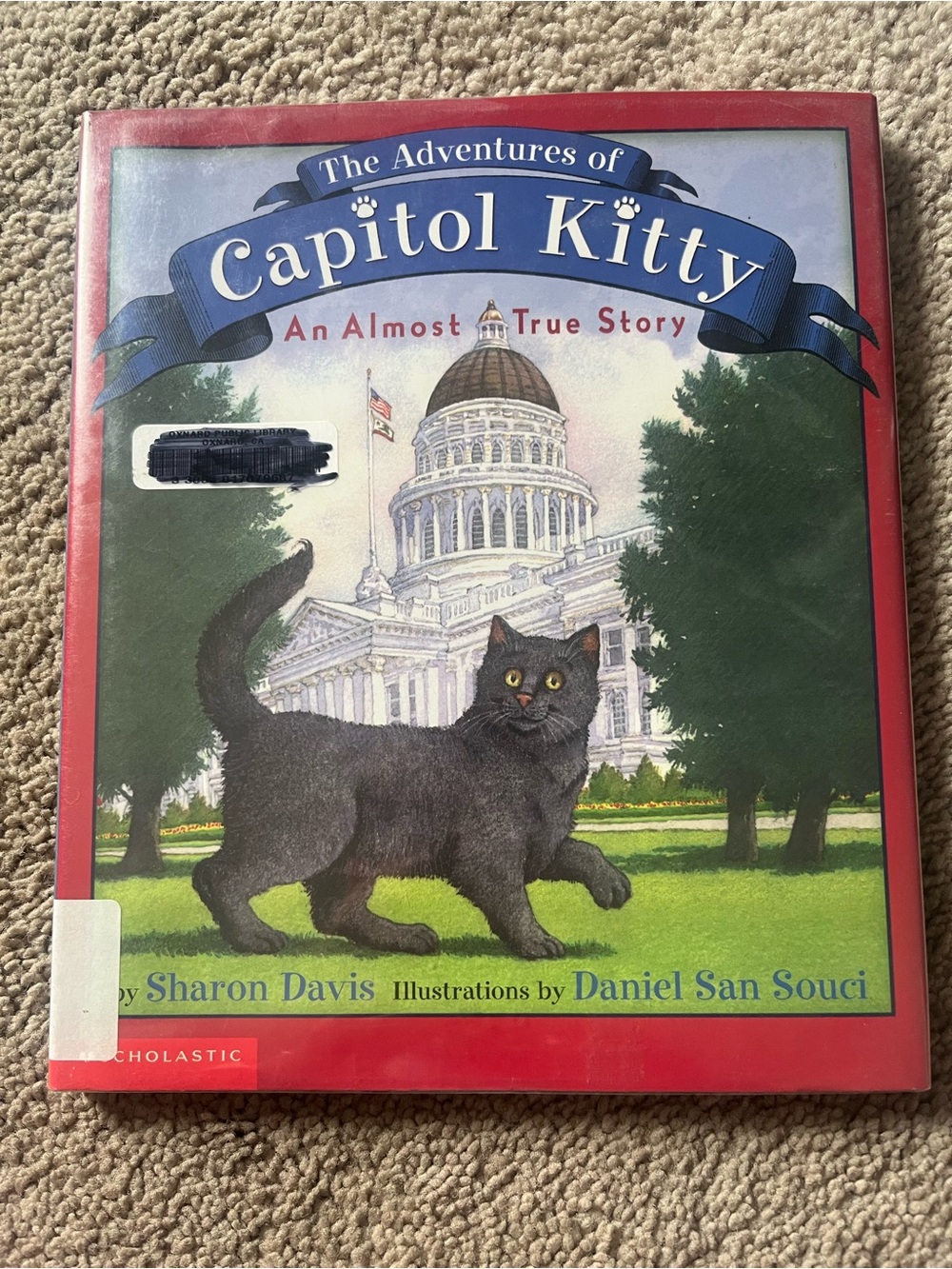 Scholastic The Adventures of Capitol Kitty Children’s Book